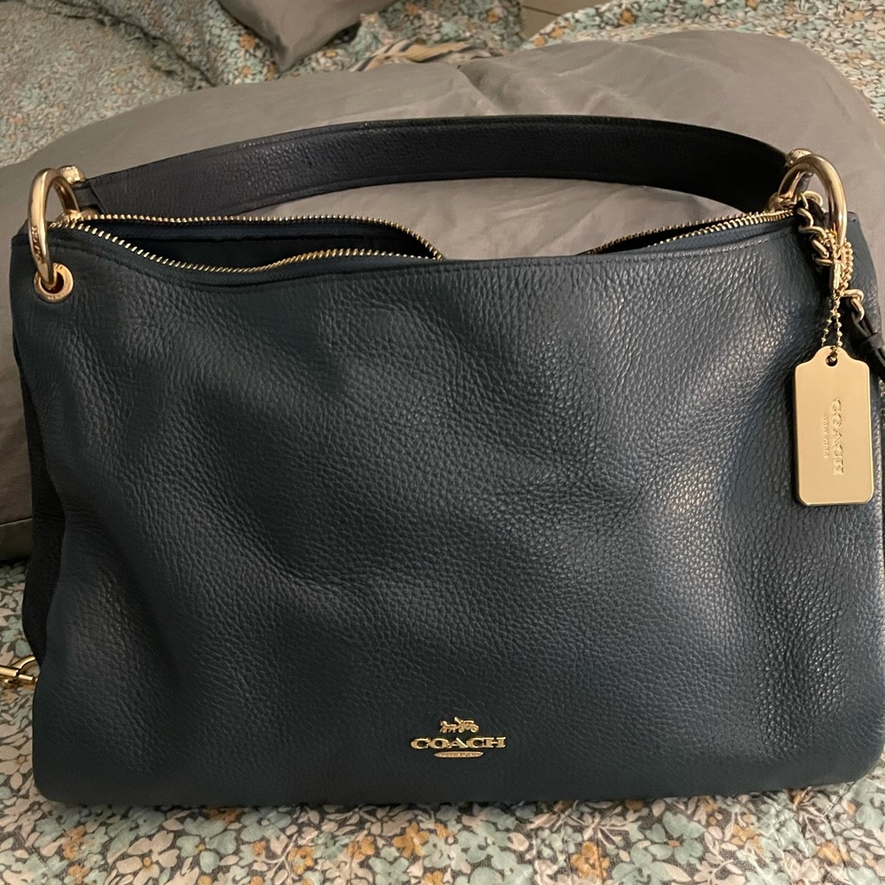 Coach Mia exotic trim handbag
